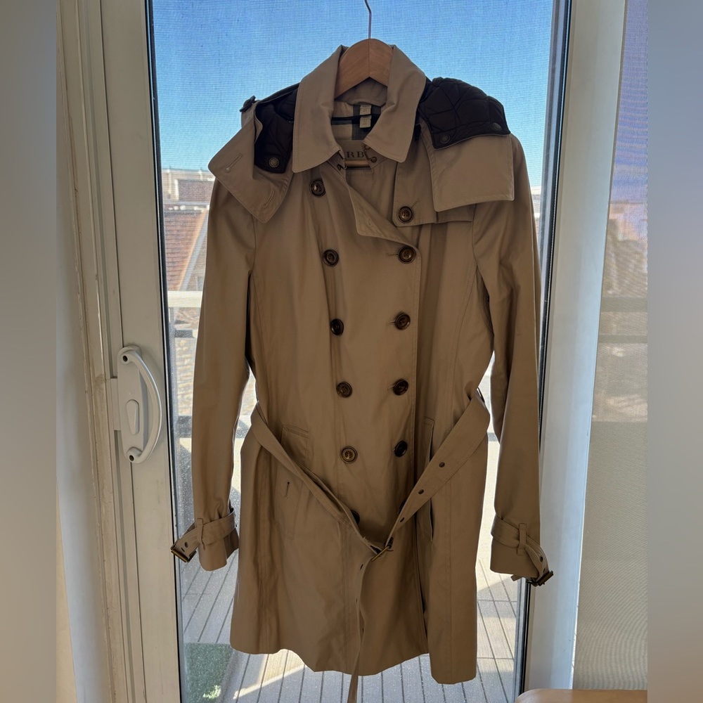 Burberry Trench Coat with Hood